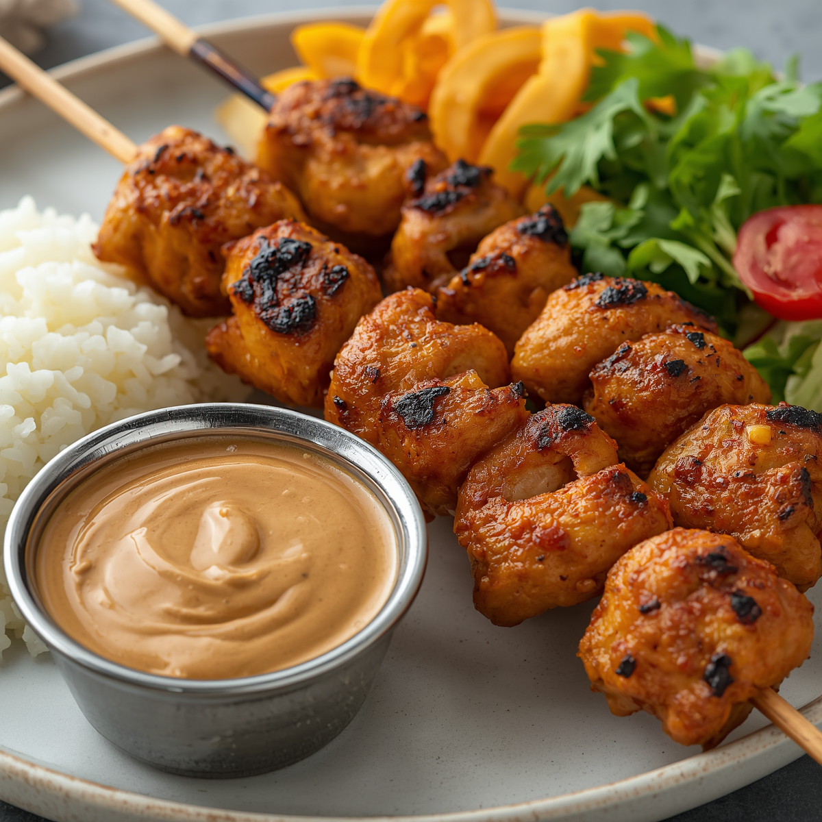 Chicken Satay – Bald!